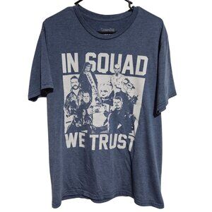 DC Comics Suicide Squad Graphic T-Shirt Mens Size Large In Squad We Trust